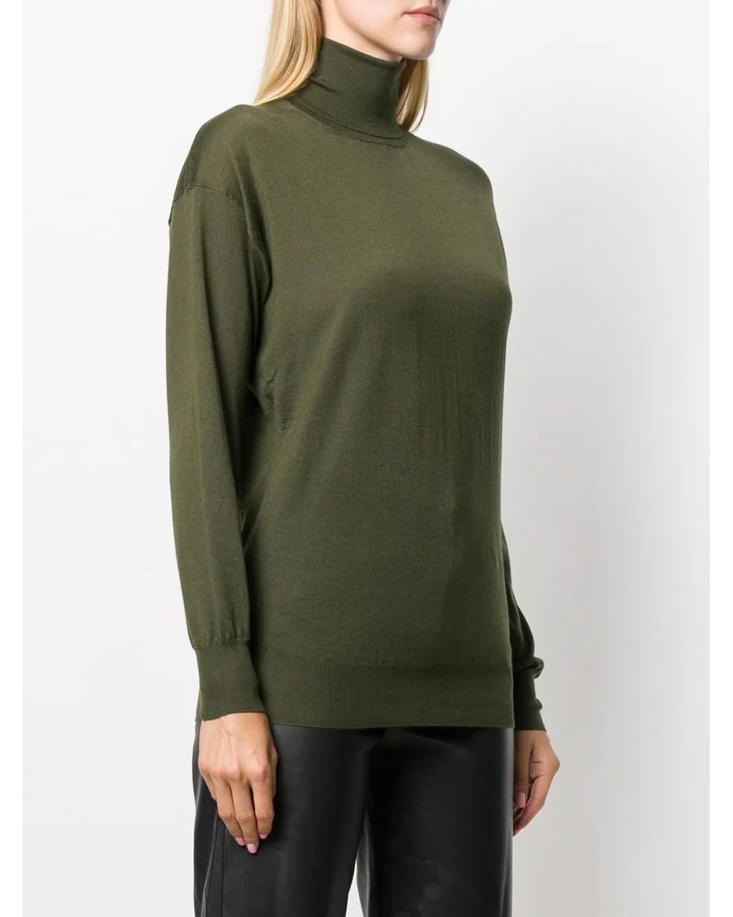 Tom Ford Green Roll Neck Jumper