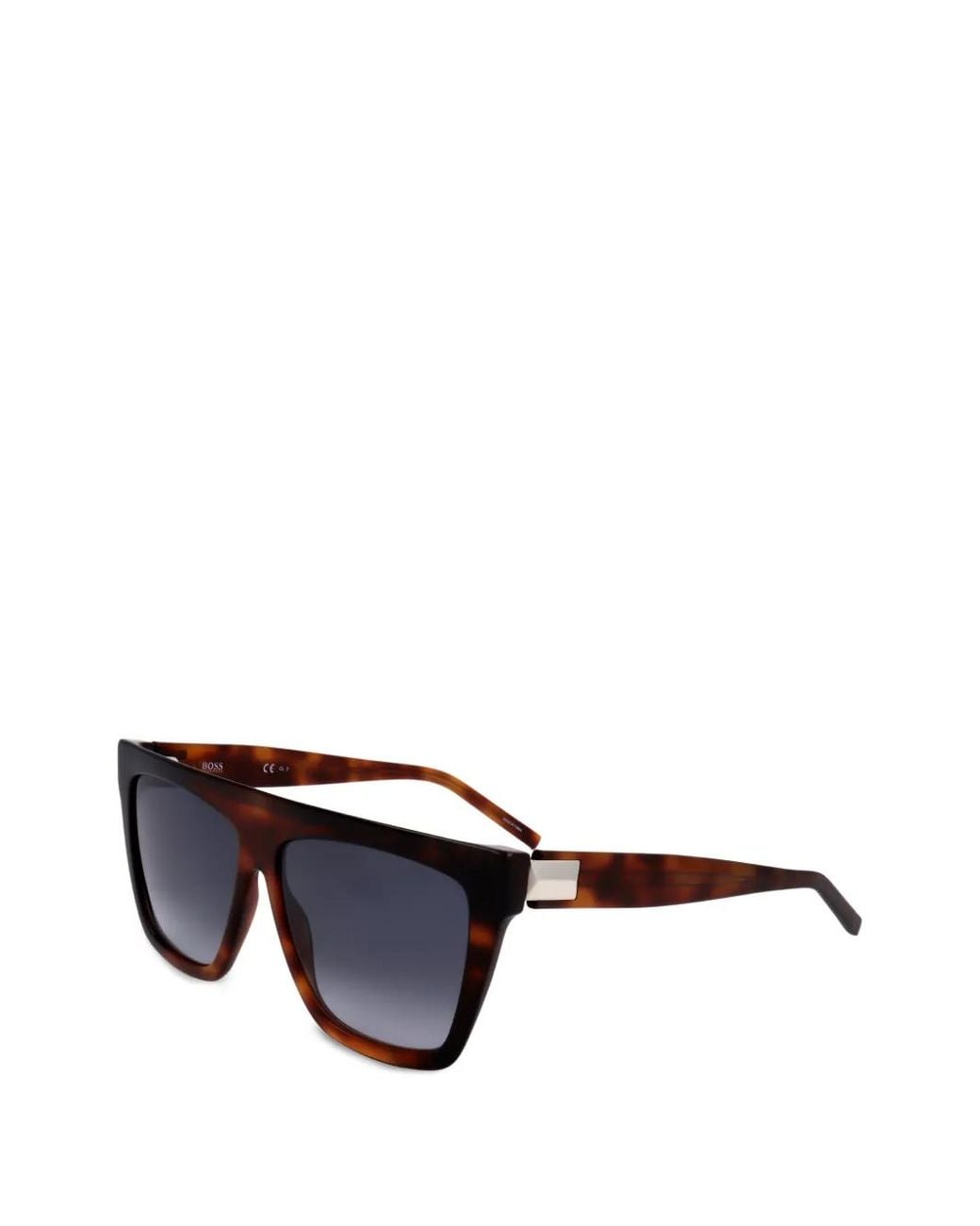 Boss Brown Lunettes De Soleil À Effet Écailles De Tortue