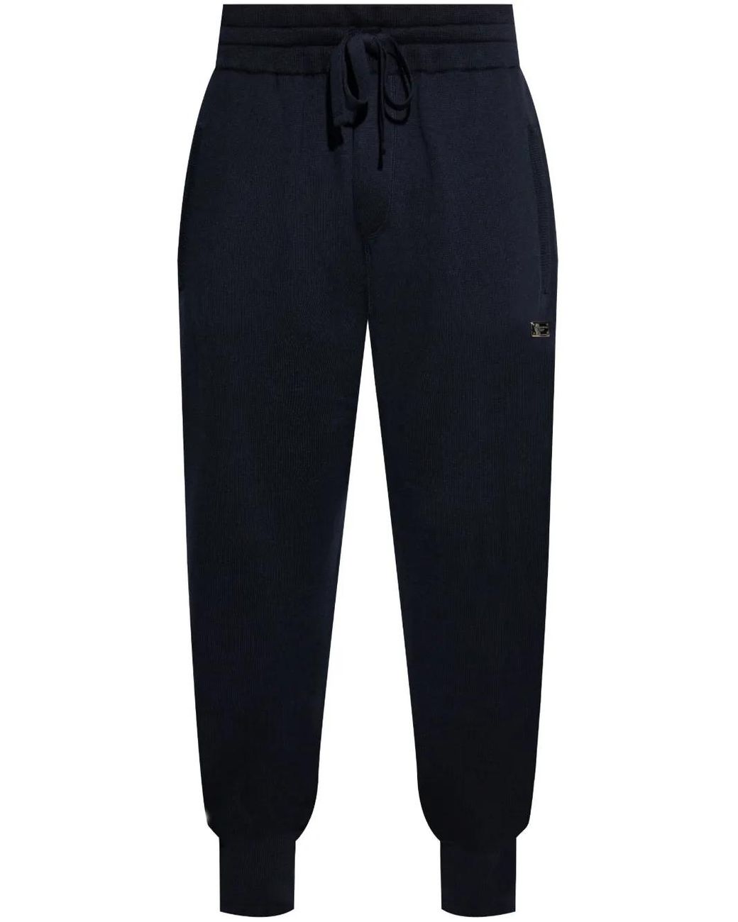 Dolce & Gabbana Blue Tapered Track Pants for men