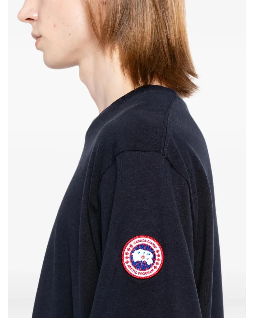 Canada Goose Blue Mini Novo T-Shirt for men