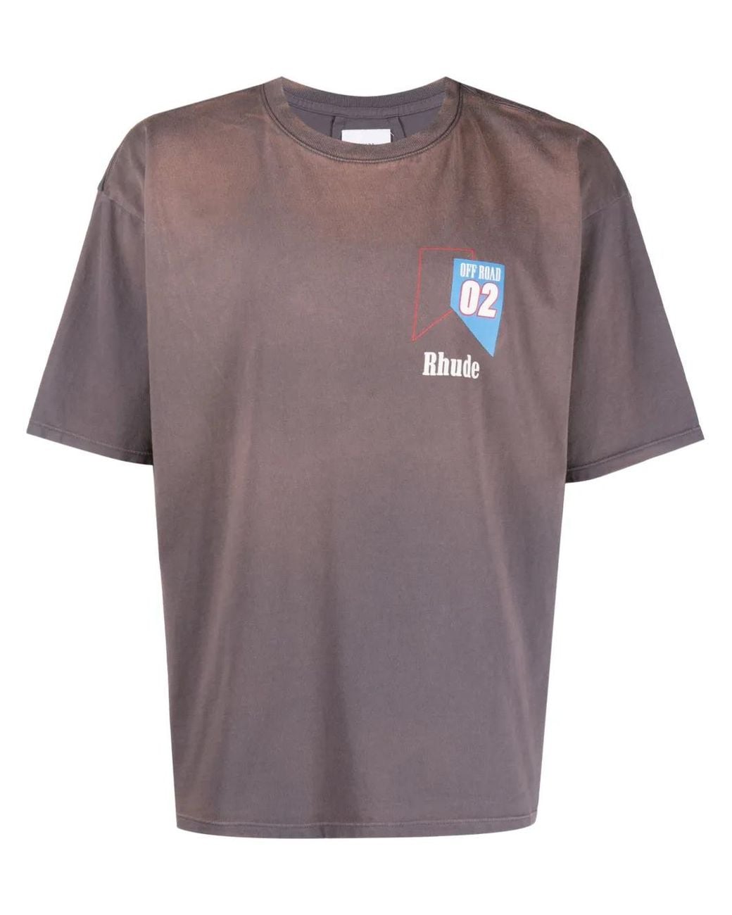Rhude Purple T-shirt With Print for men