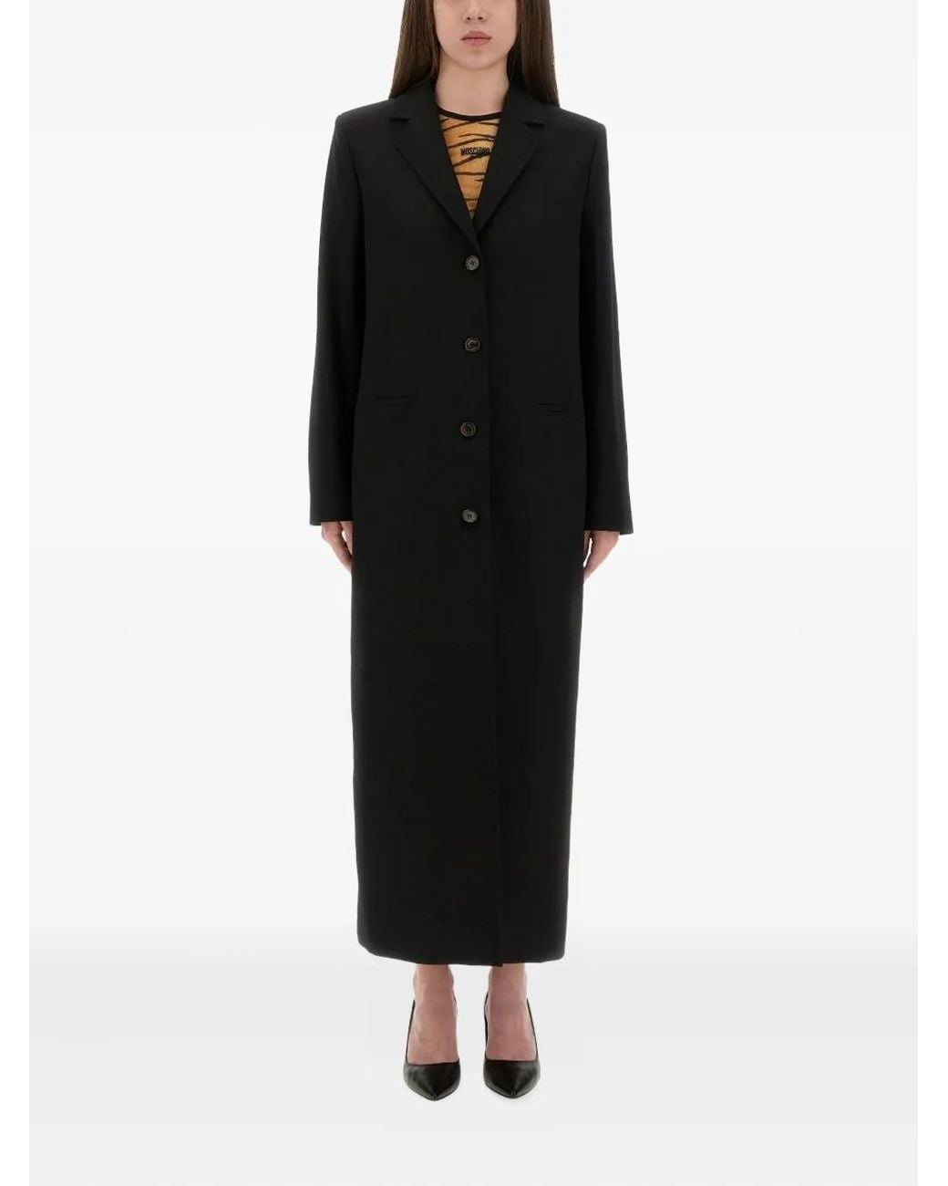 Moschino Black Buttoned Jacket