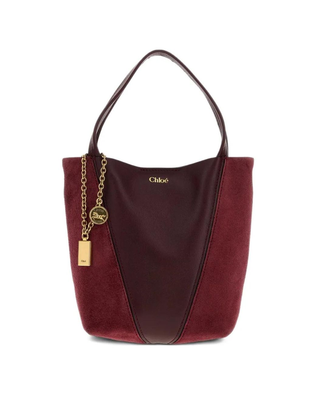 Mini Jet Compact Group Chloé Small Spin Tote Bag in Purple | Lyst UK