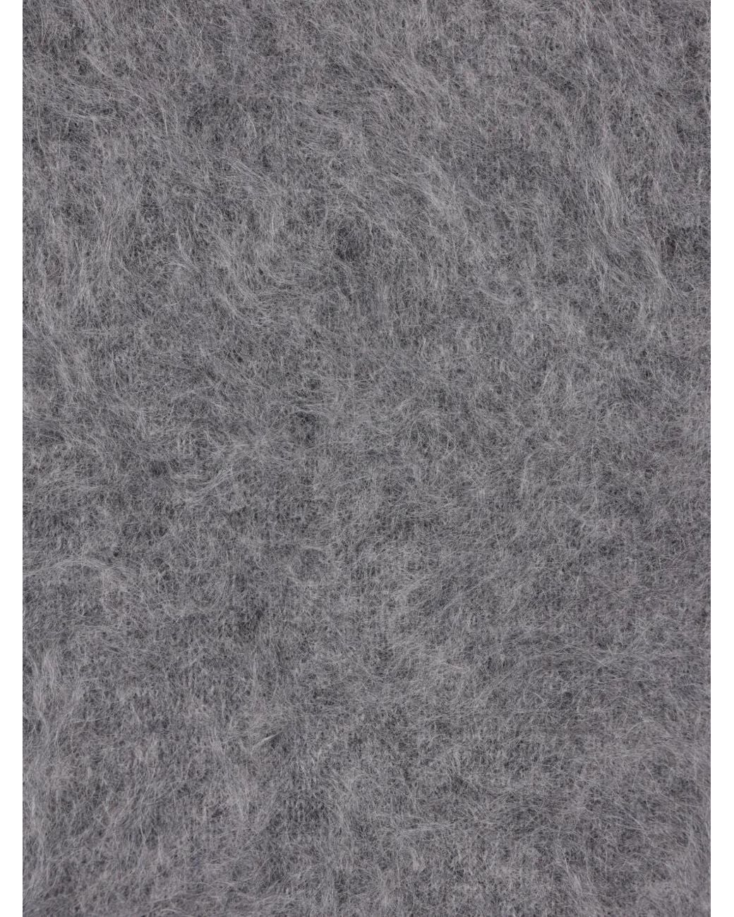 arch4 Gray Kaia Cashmere Spread-Collar Short-Sleeved Sweater