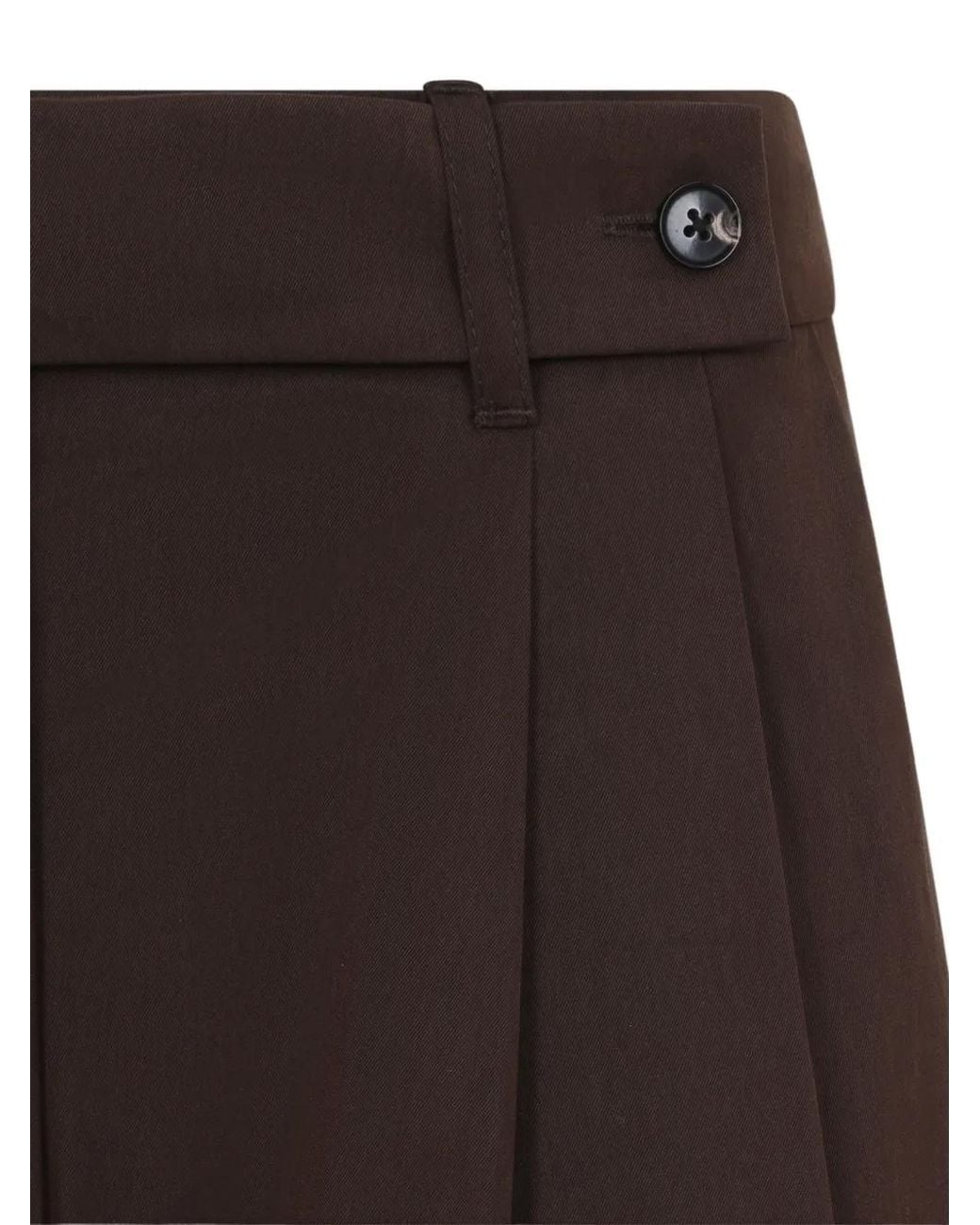 Co. White Pleated Trousers