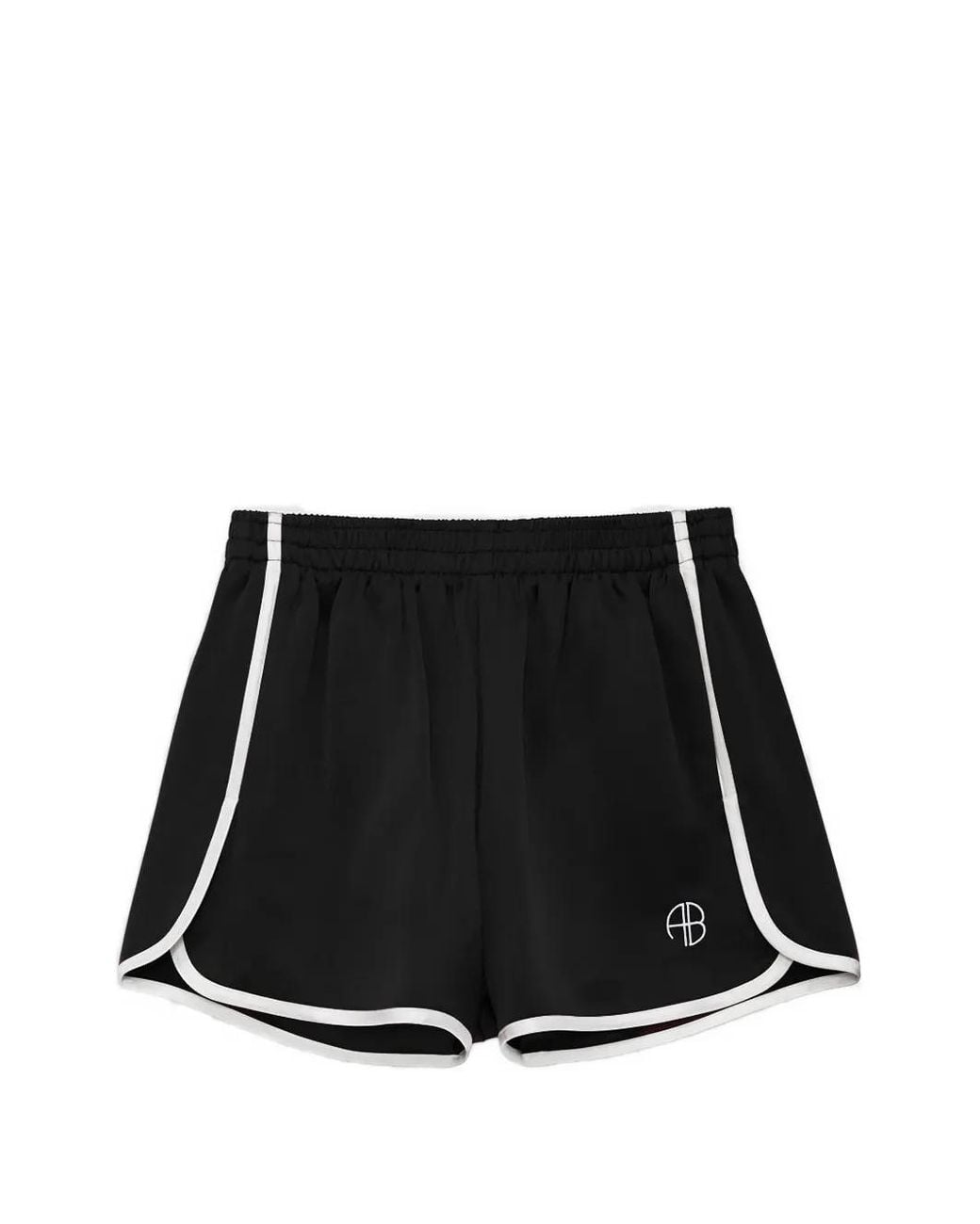 Anine Bing Black Eva Shorts