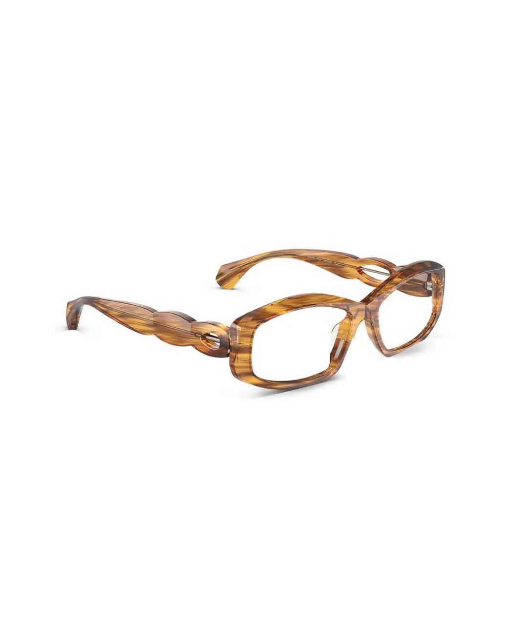 Alain Mikli Brown Rectangle-Frame Sunglasses