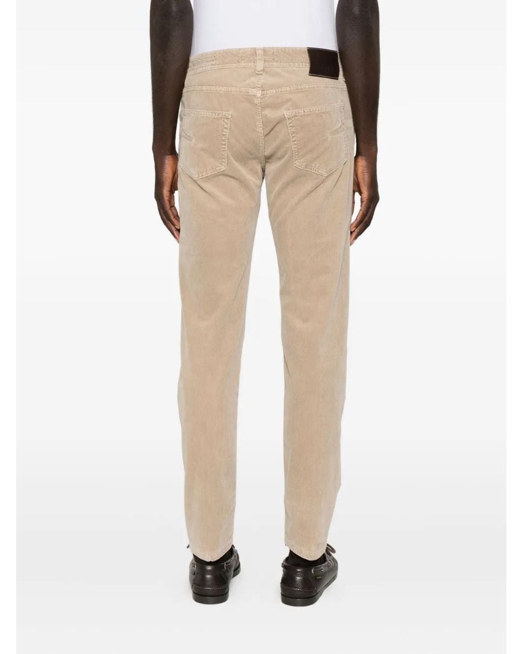 Barba Napoli Natural Corduroy Trousers for men