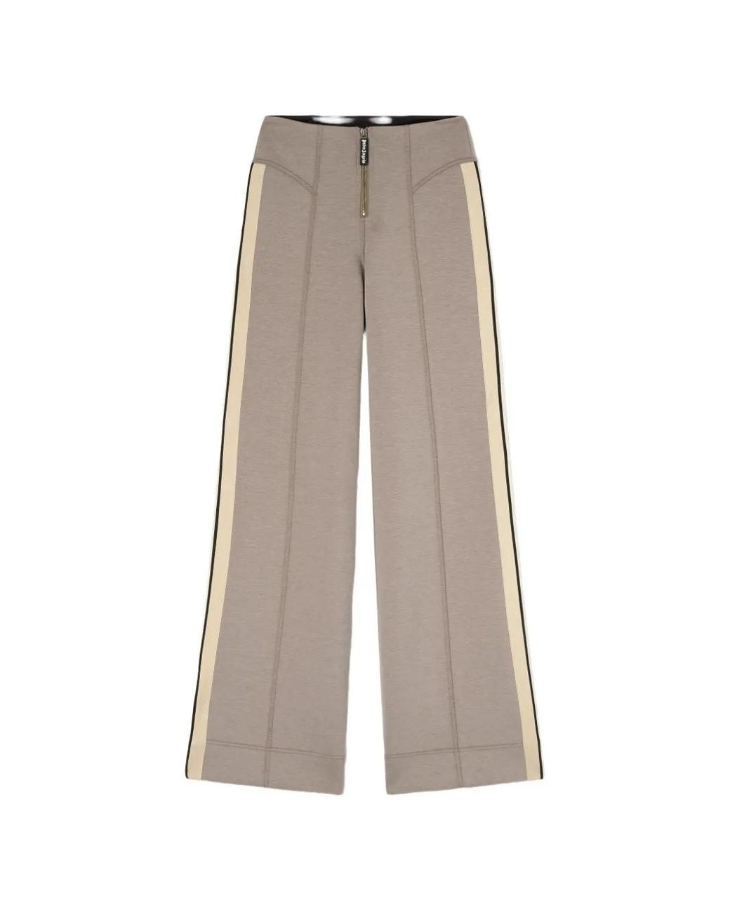 Palm Angels Gray Side-Stripe Sweatpants