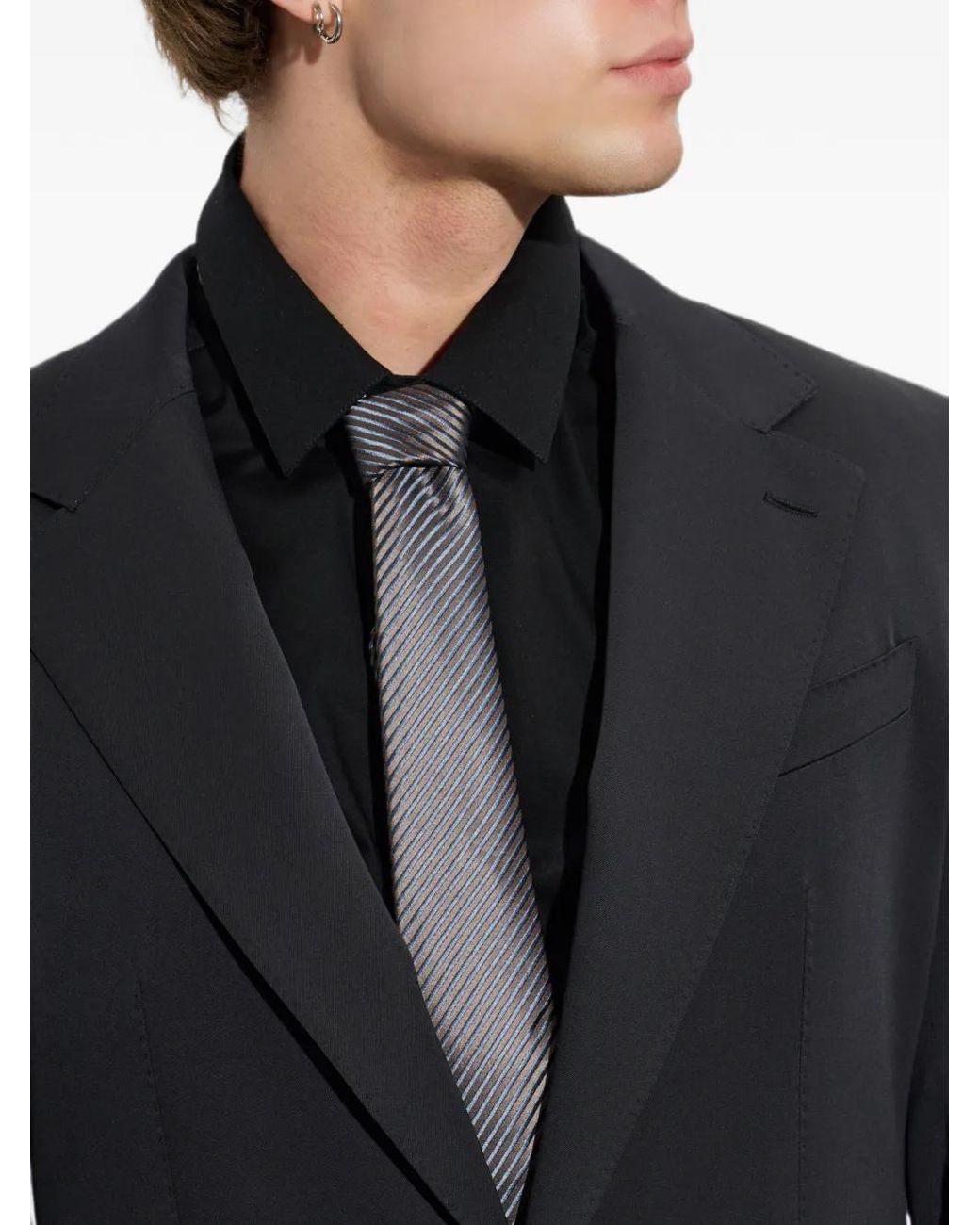 Giorgio Armani Gray Classic Tie for men