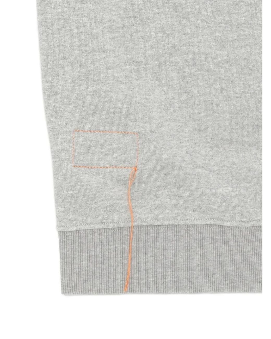 Fortela White Yale Quarter-Zip Sweater for men