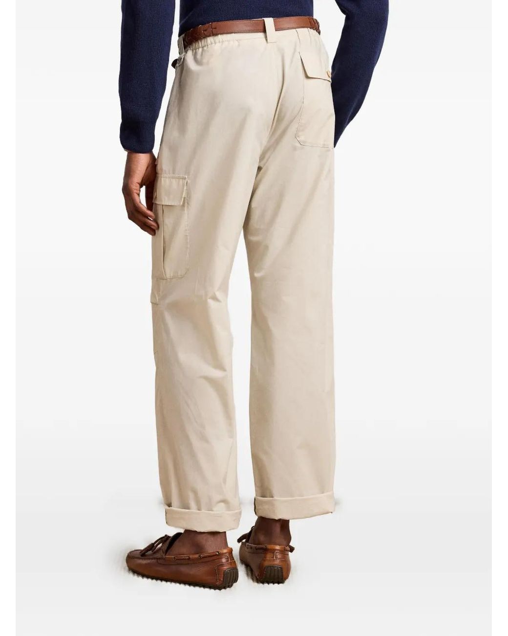 Ralph Lauren Natural Cargotrooper Cargo Pants for men