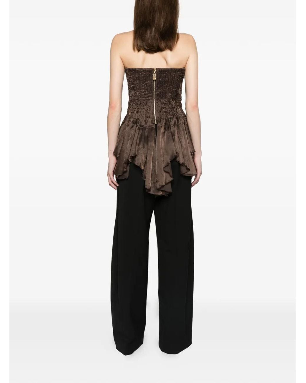 Aje. Brown Nisha Bustier