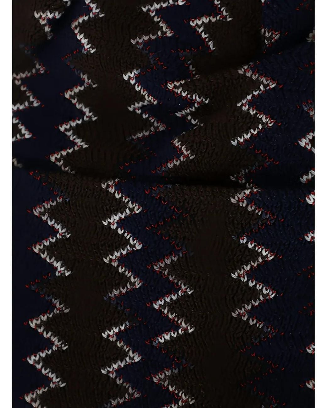 Missoni Black Zigzag-Knit Wool Beanie Hat for men