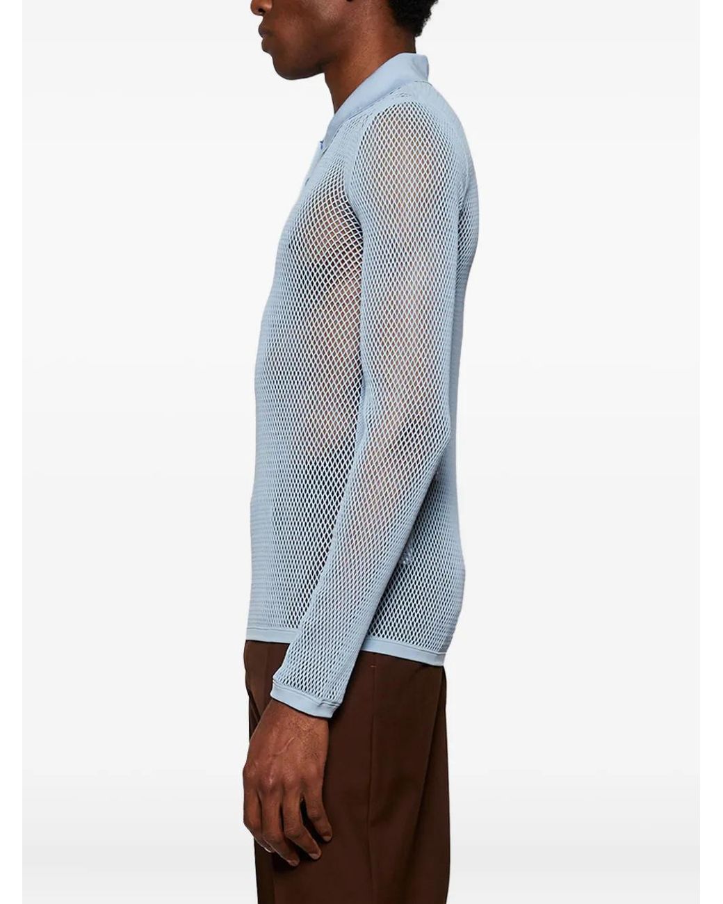 Polo De Malla Gucci de hombre de color Blue