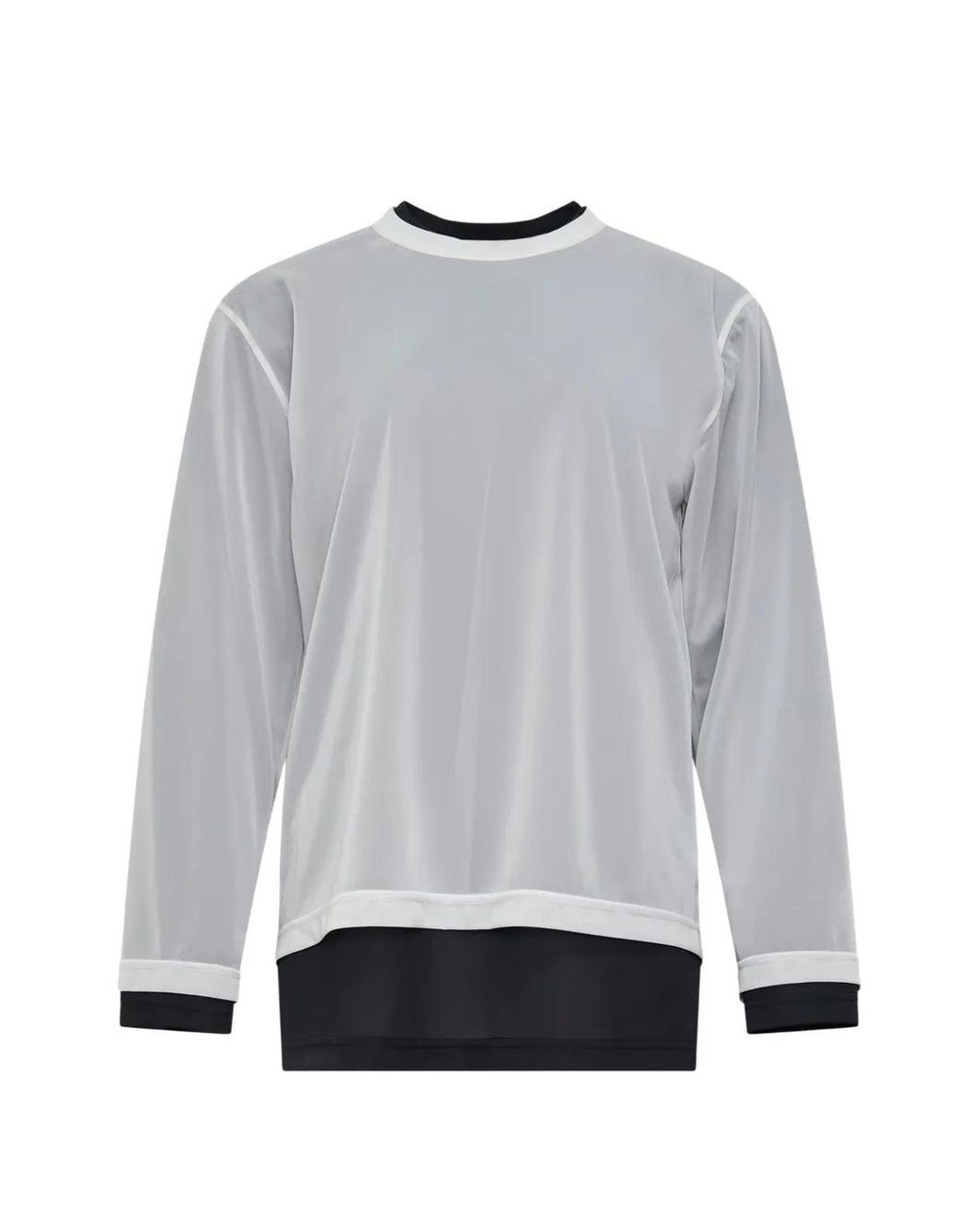 Comme des Garçons Gray Layered Long-Sleeve T-Shirt