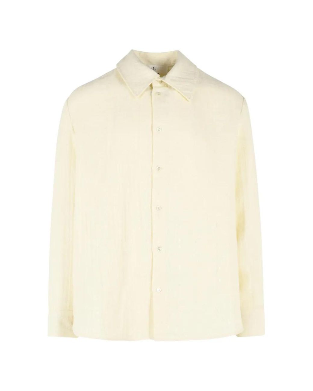 Séfr Natural Wes Wide-Collar Shirt for men