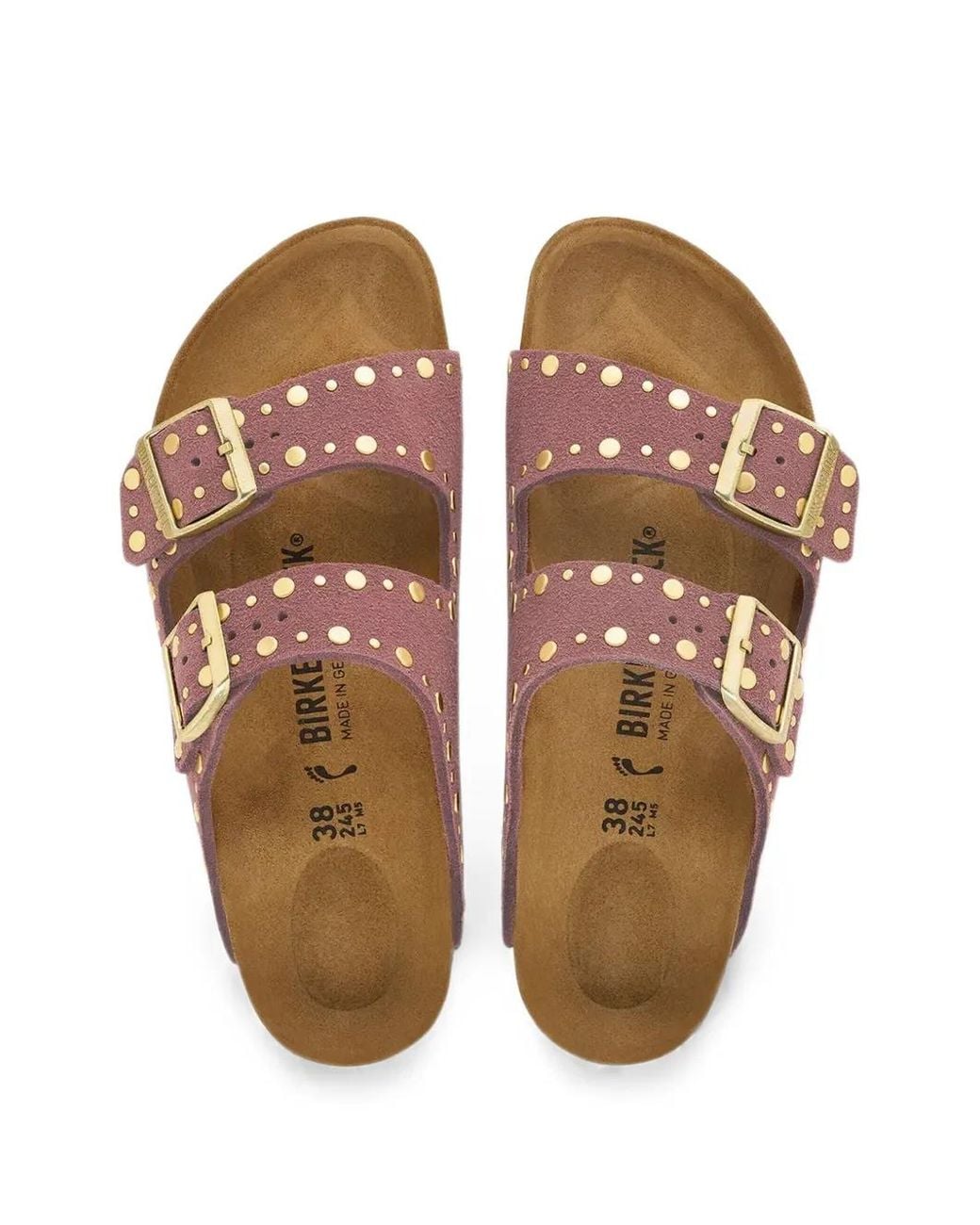 Birkenstock Brown Arizona Rivet Sandals