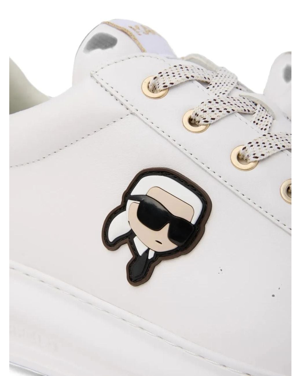 Karl Lagerfeld White Kapri Sneakers for men
