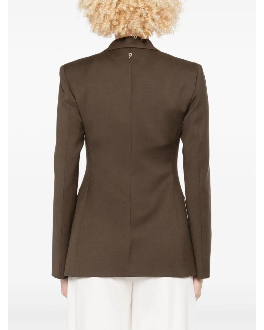 Blazer À Revers Crantés Dondup en coloris Brown