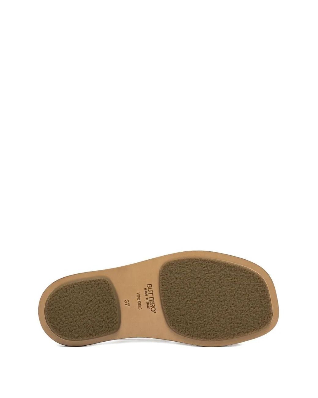 Buttero Brown Ring-Detail Sandals