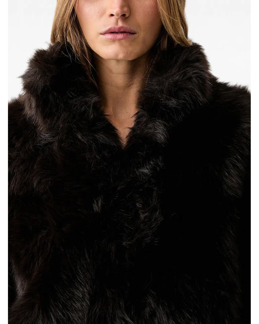 Silvian Heach Black Veste Oversize Texturée