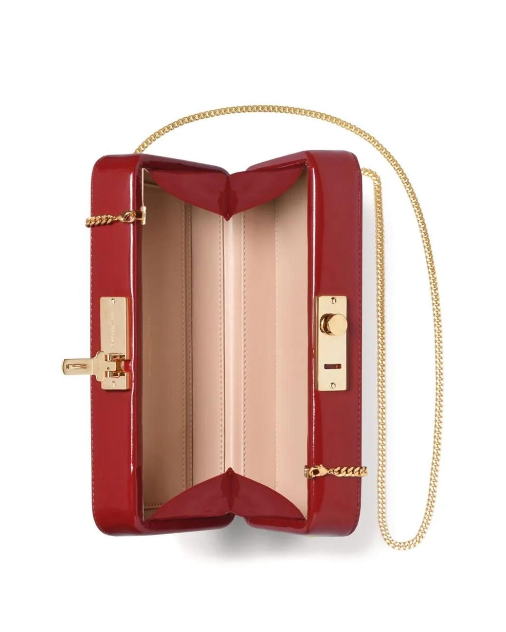 Gianvito Rossi Vali クラッチバッグ Red