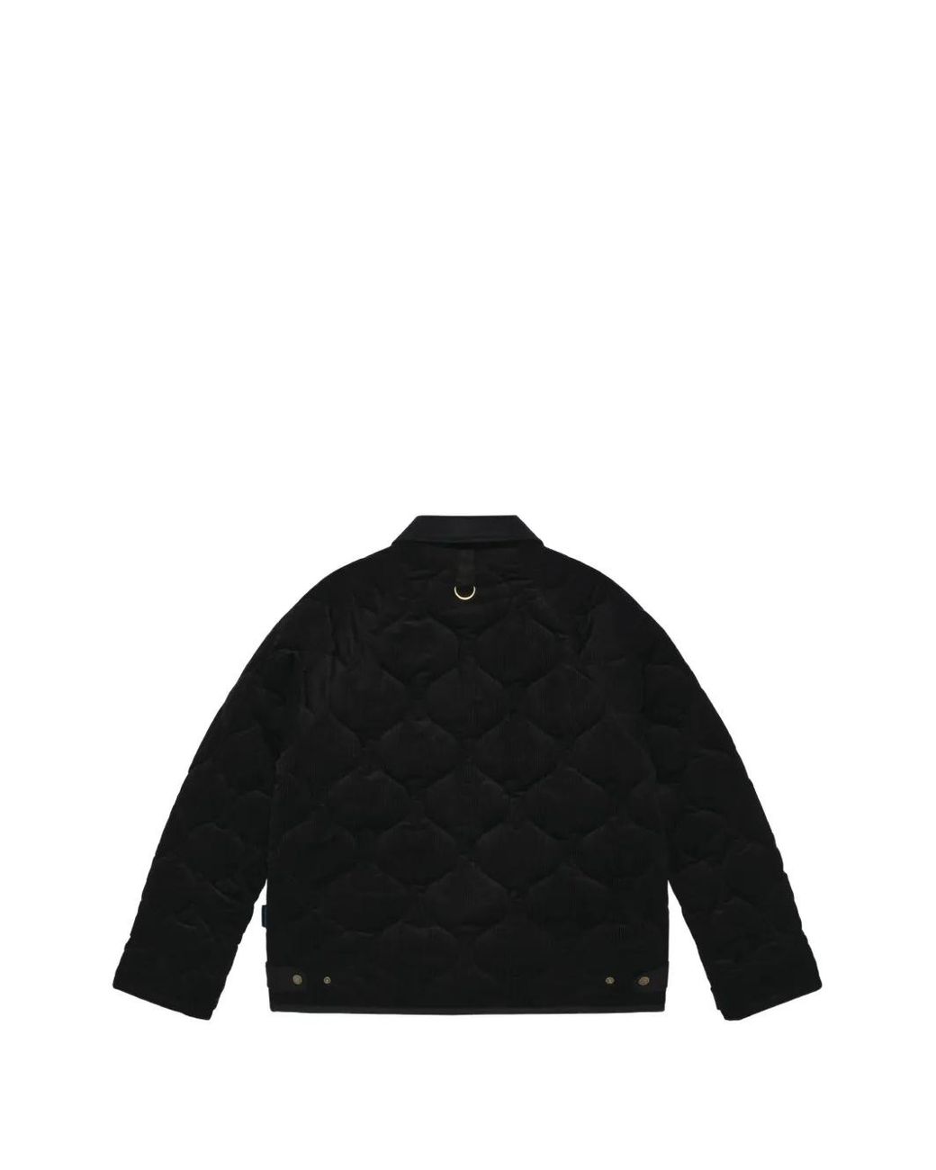 Nicholas Daley Black Doudoune Lavenham Riot En Velours Côtelé for men