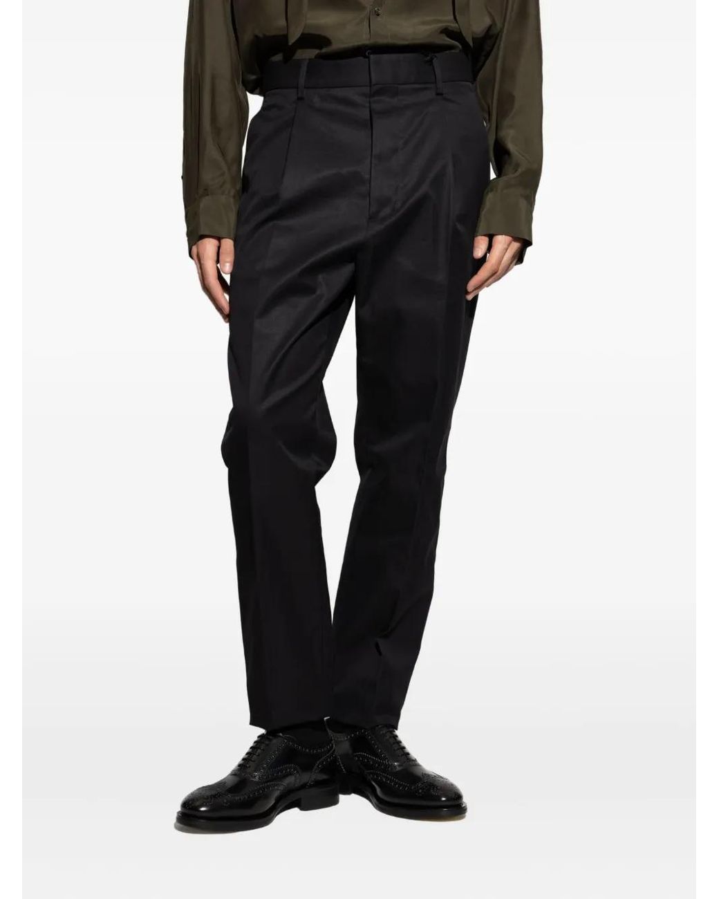 DSquared² Black Maple-Leaf Textured Trainers for men
