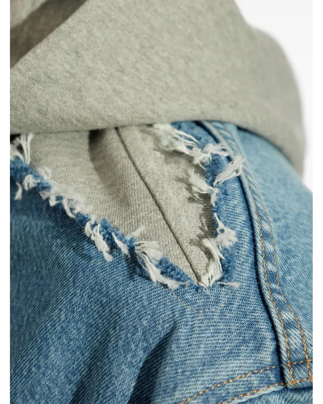Vetements Denim Jack in het Blue voor heren