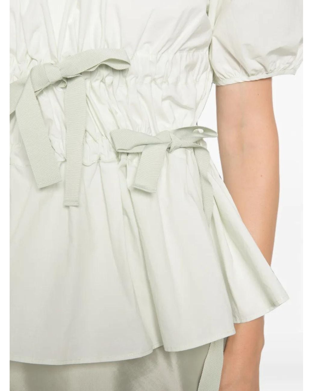 CECILIE BAHNSEN White Freya Top