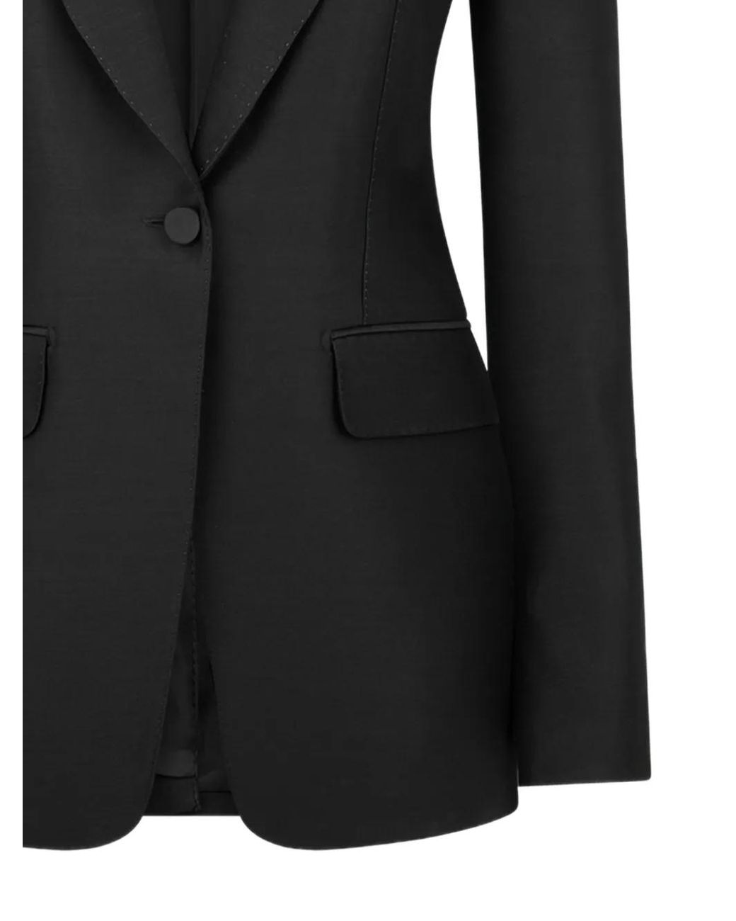 Tom Ford Black Single-Breasted Blazer