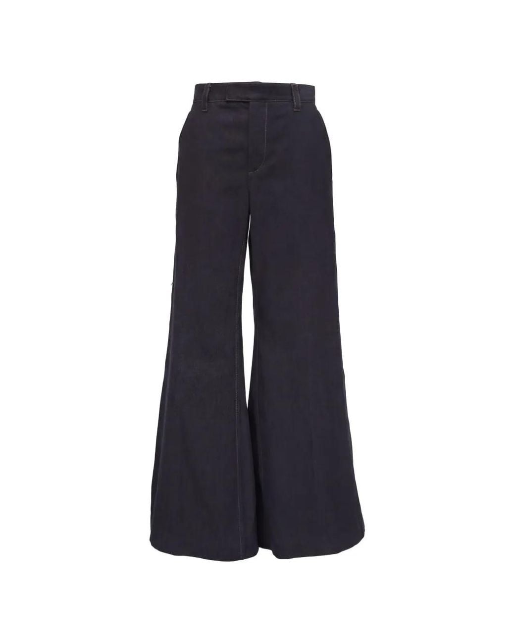 Brunello Cucinelli Blue Wide-Leg Jeans