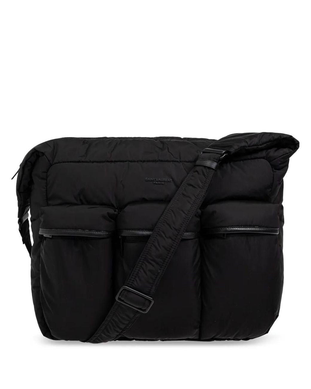 Saint Laurent Black Hobo Shoulder Bag for men