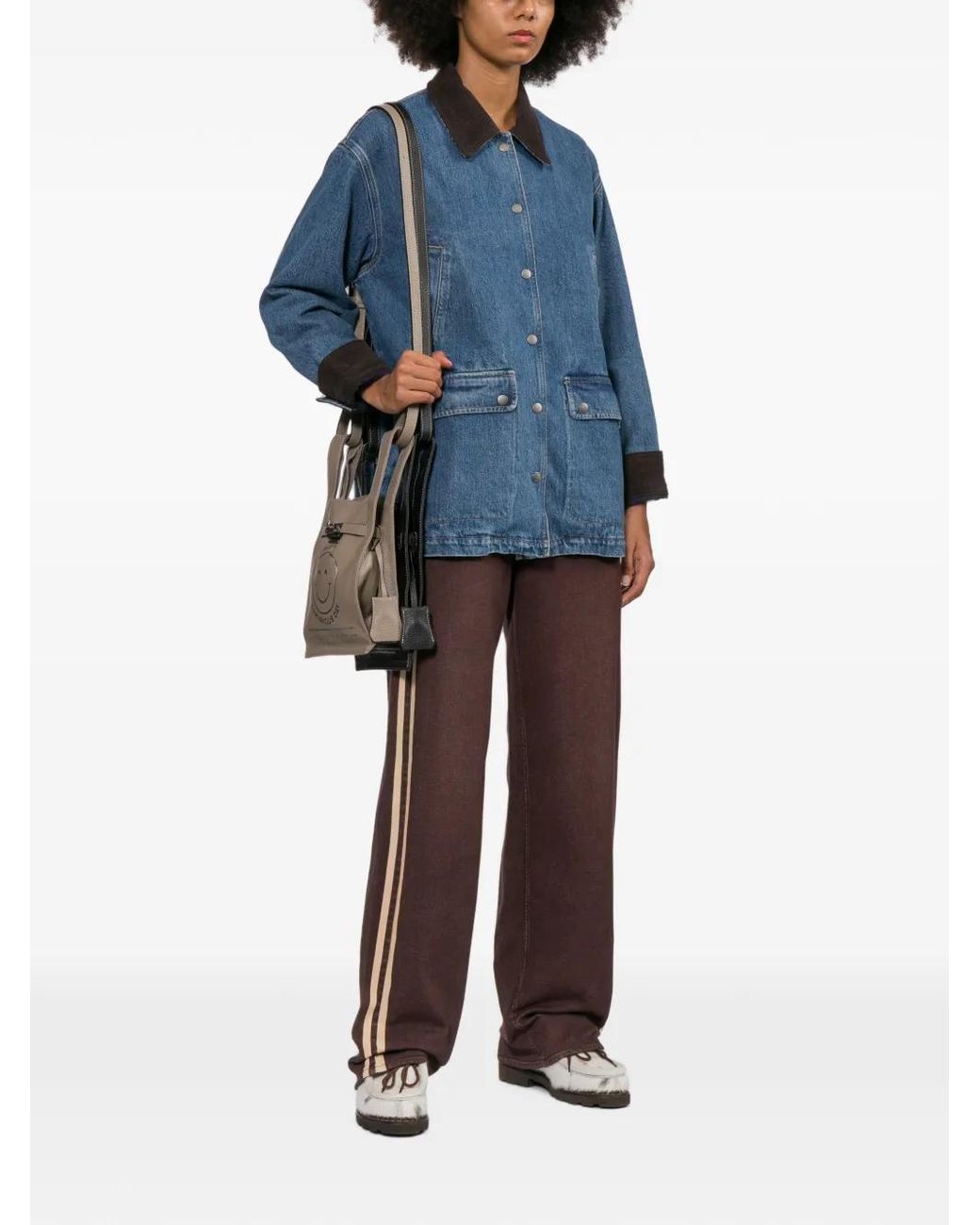 Rag & Bone Brown Side-Stripe Trousers