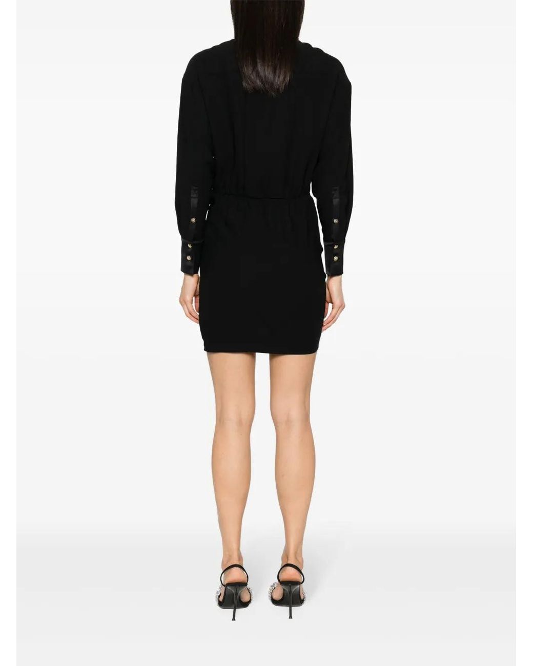 Just Cavalli Black Crepe Mini Dress