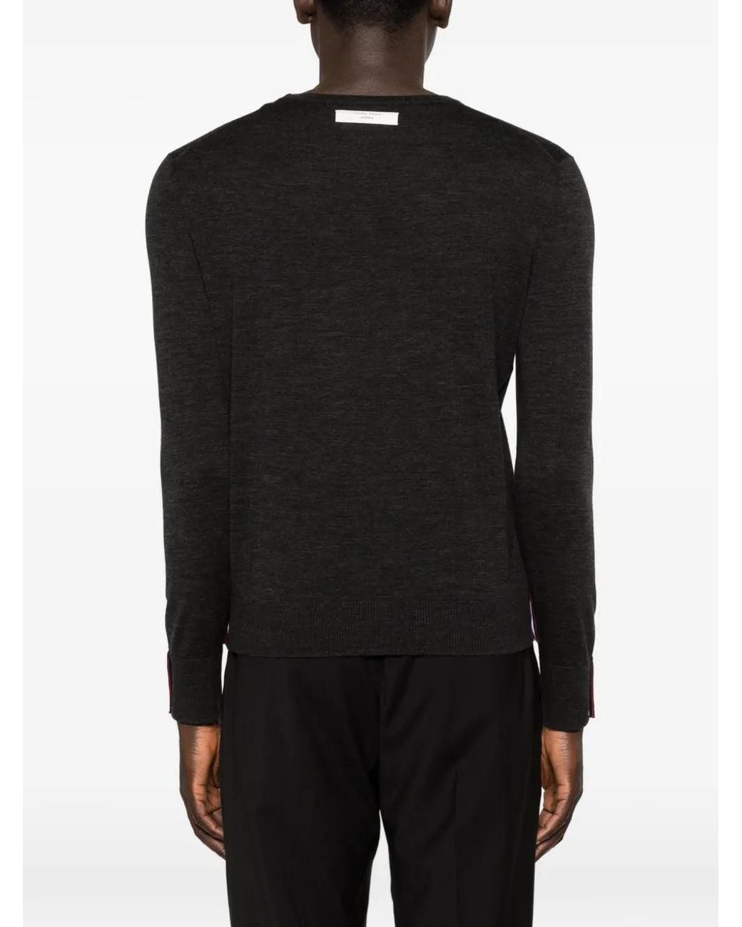 IVORY PARIS Black Pull À Col Rond for men