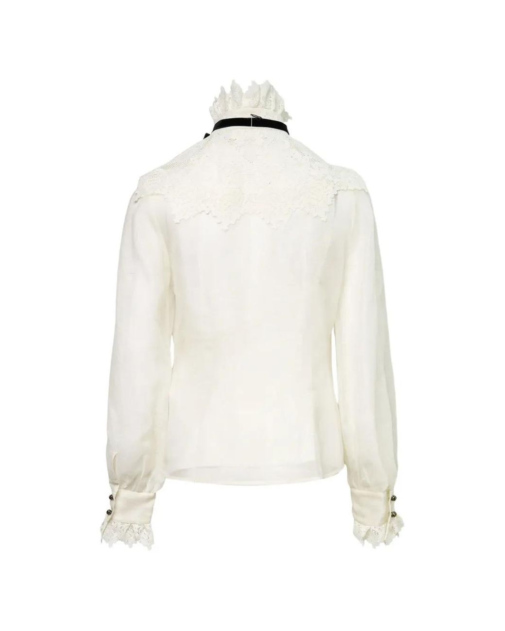 Zimmermann White Luna Blouse