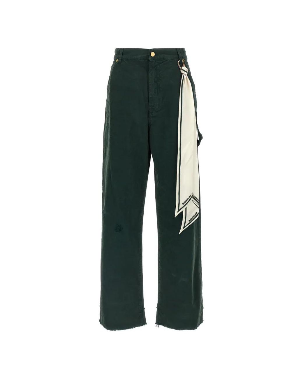 DARKPARK Green Lisa Belt-Loop Pocket Trousers