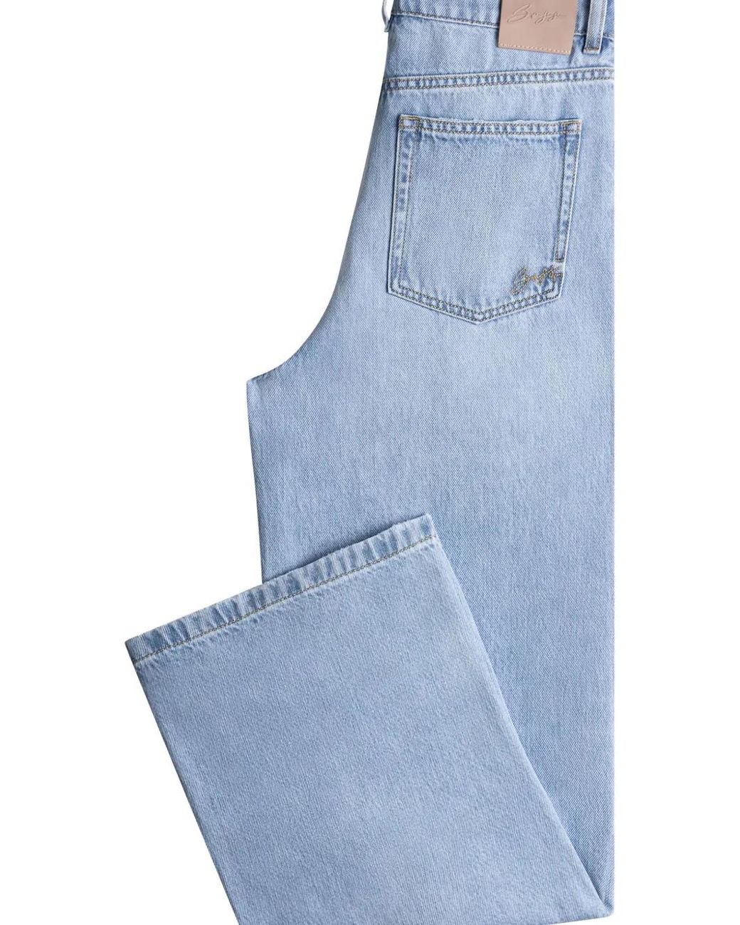 Boss Blue Light- Wide-Leg Jeans