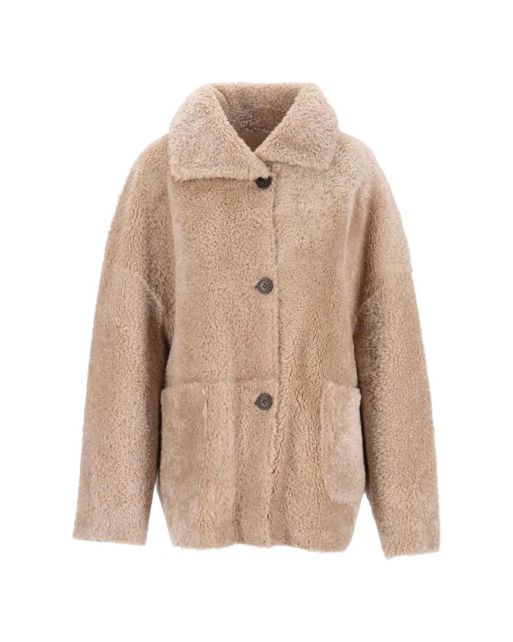 Arma Natural Isabella Reversible Shearling Jacket