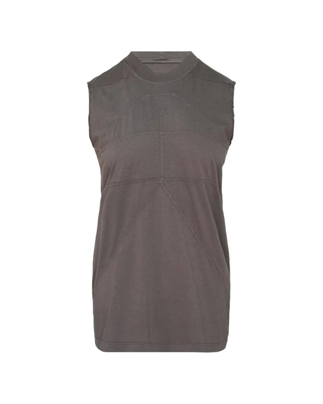 Rick Owens Gray Level T Sleeveless Top