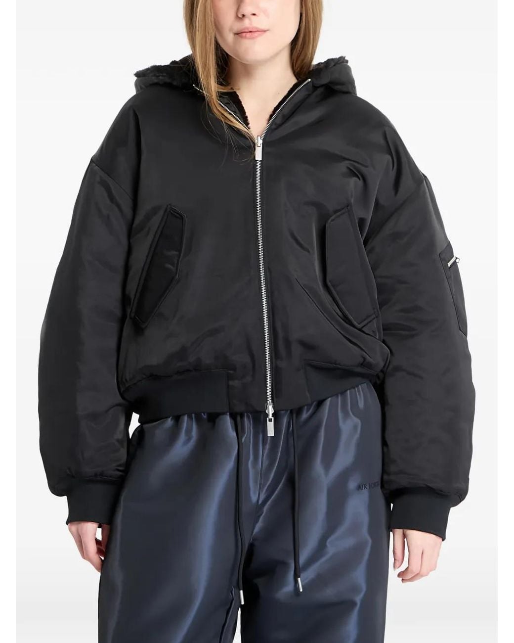 Nike Black Renegade Flight Hooded Jacket