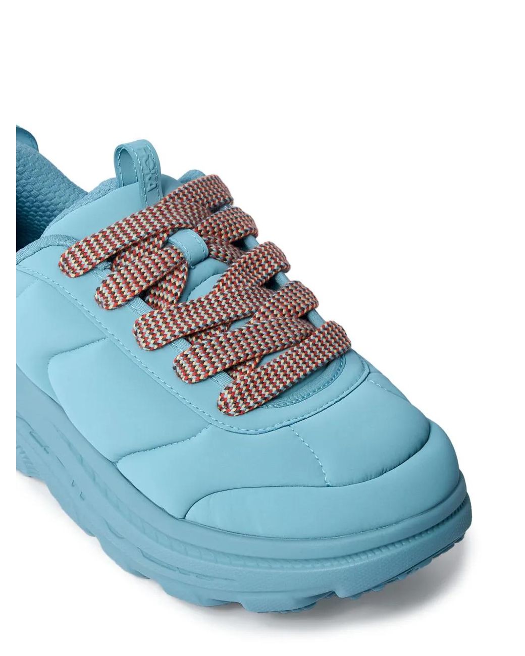 Hoka One One Blue Bondi Padded Lace-Up Sneakers