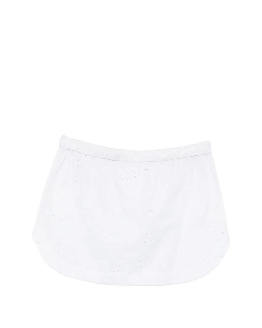 Kiki de Montparnasse White Simone Mini Skirt