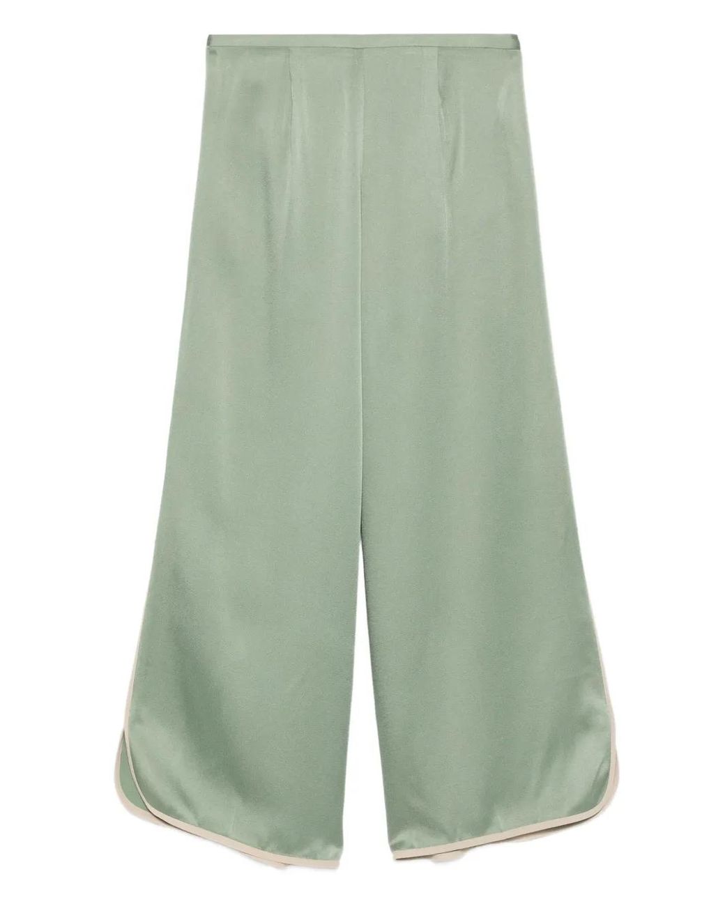 Forte_forte Green Cropped Trousers