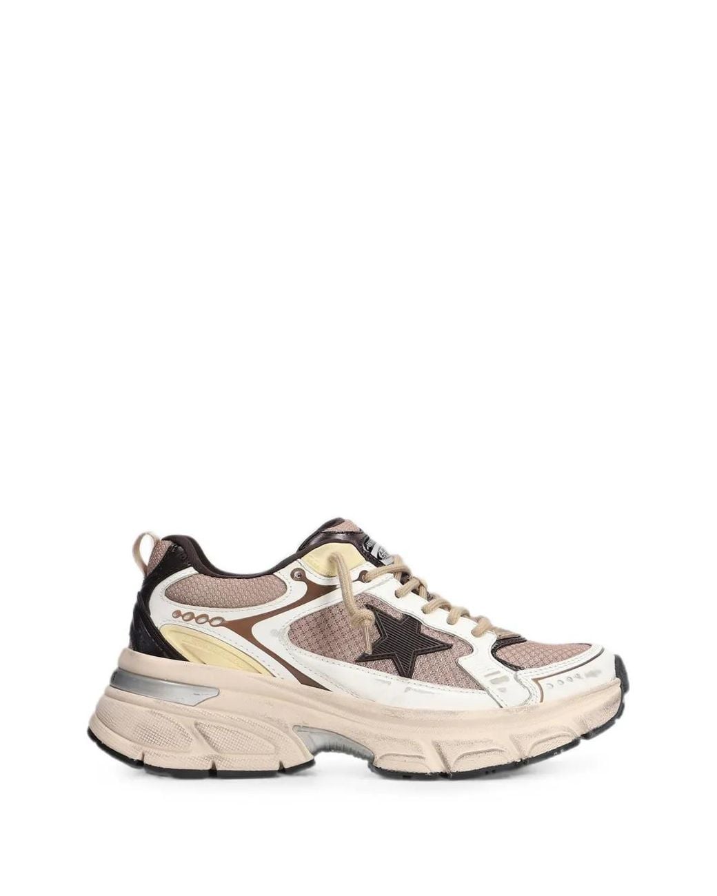 Golden Goose Deluxe Brand White Lightstar Sneakers