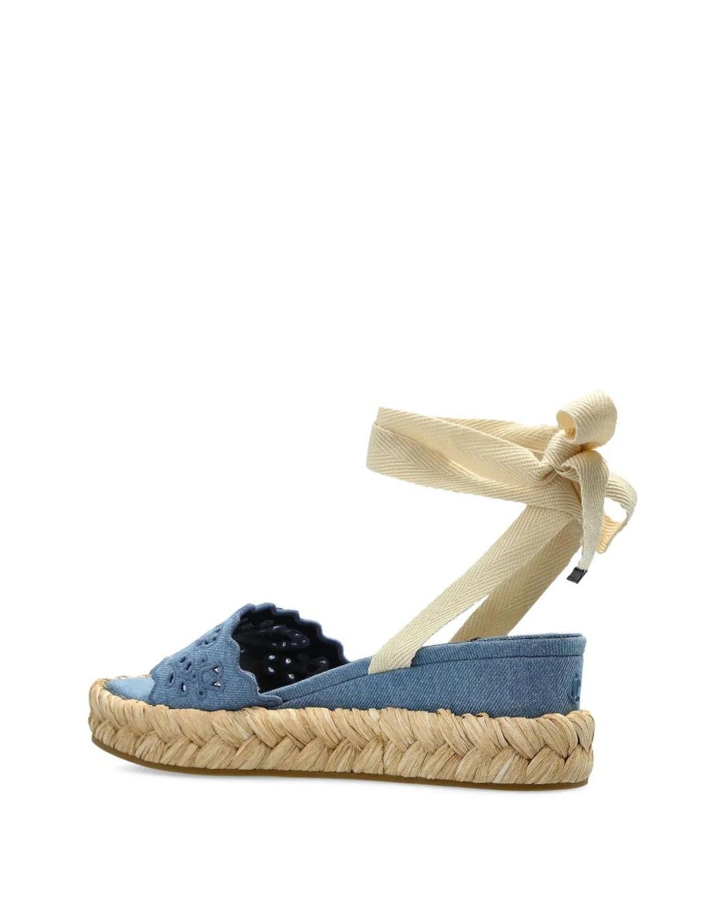 Jimmy Choo Blue Arlee Espadrilles