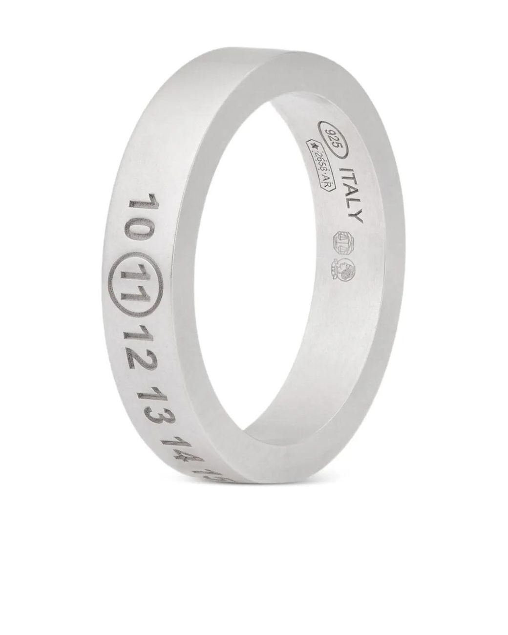 Anillo Con Número De Referencia Maison Margiela de color White