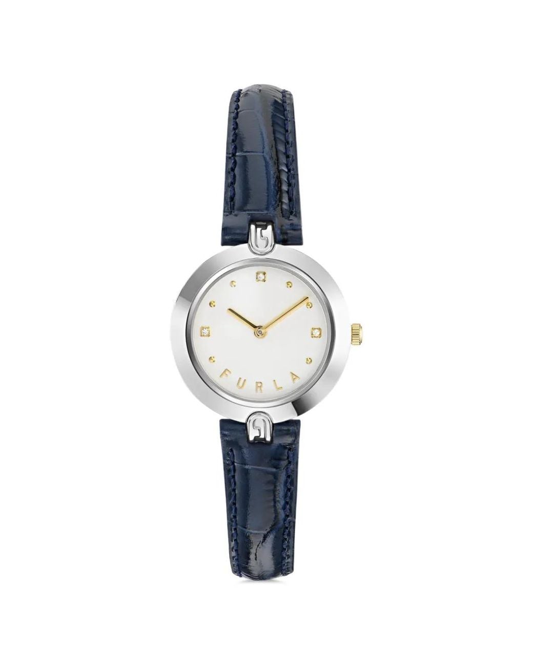 Furla Blue Logo Links 28Mm Watch